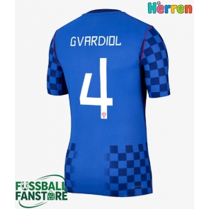Kroatien Josko Gvardiol #4 Replik Auswärtstrikot WM 2026 Kurzarm